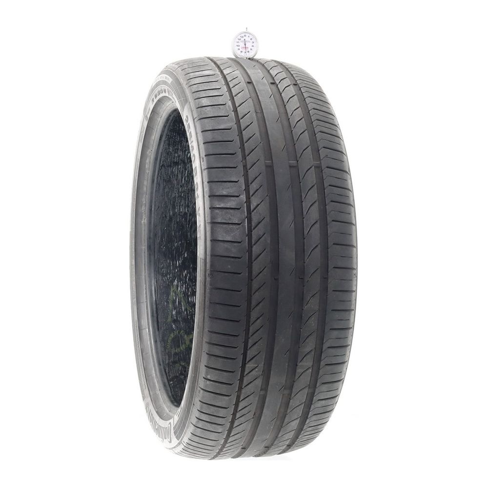 Set of (2) Used 255/40R21 Continental ContiSportContact 5 ContiSeal 102Y - 5.5-6.5/32 - Image 4