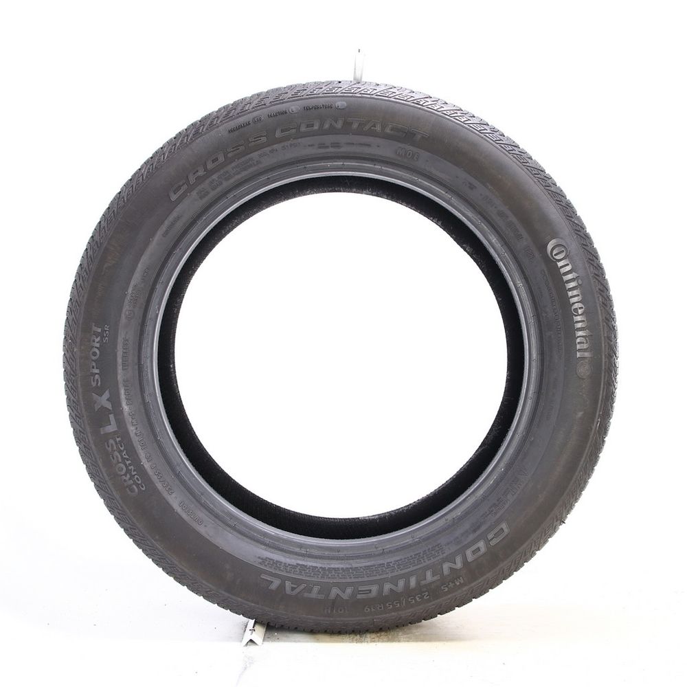 Set of (4) Used 235/55R19 Continental CrossContact LX Sport SSR MOE 101H - 7-8.5/32 - Image 3