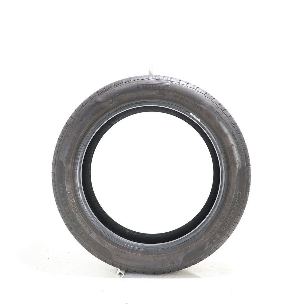 Set of (2) Used 245/45R18 Pirelli Cinturato P7 MOE Run Flat 100H - 6.5-7.5/32 - Image 6