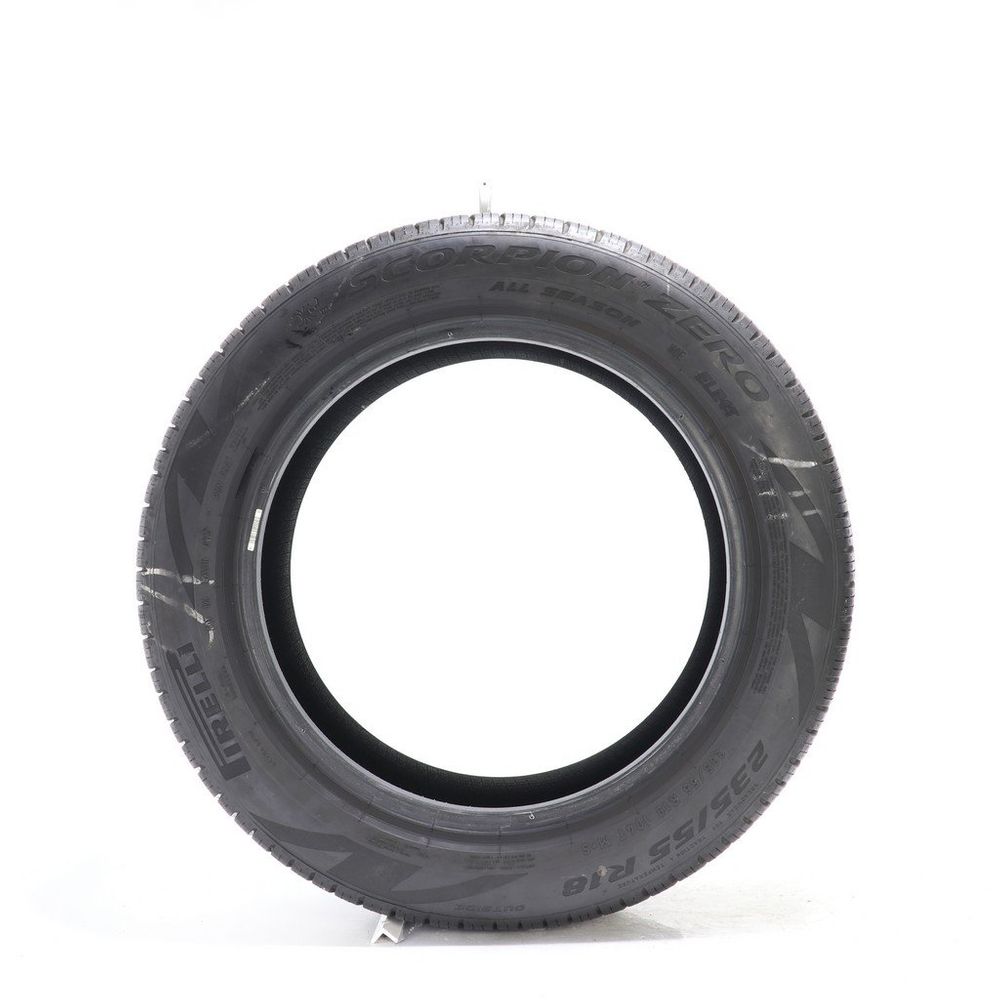 Set of (4) Used 235/55R18 Pirelli Scorpion Zero MOE Run Flat ELECT 104T - 7-8.5/32 - Image 6