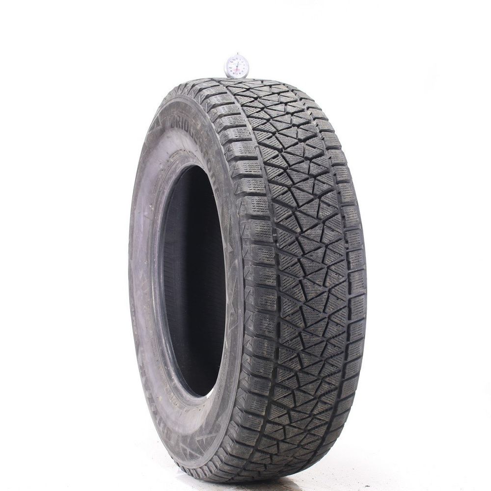 Set of (2) Used 255/70R18 Bridgestone Blizzak DM-V2 112S - 7.5-8/32 - Image 1