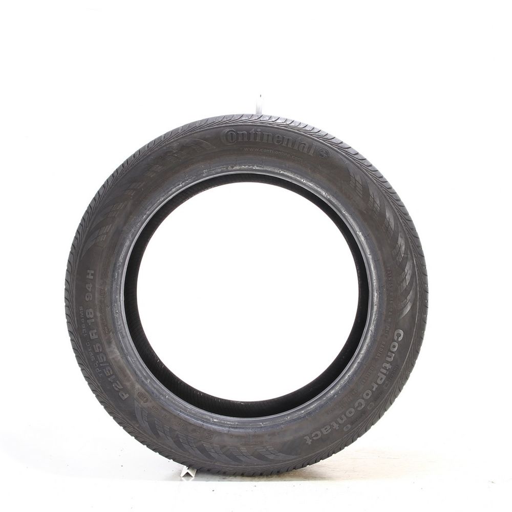 Set of (2) Used 215/55R18 Continental ContiProContact 94H - 5.5-6/32 - Image 6