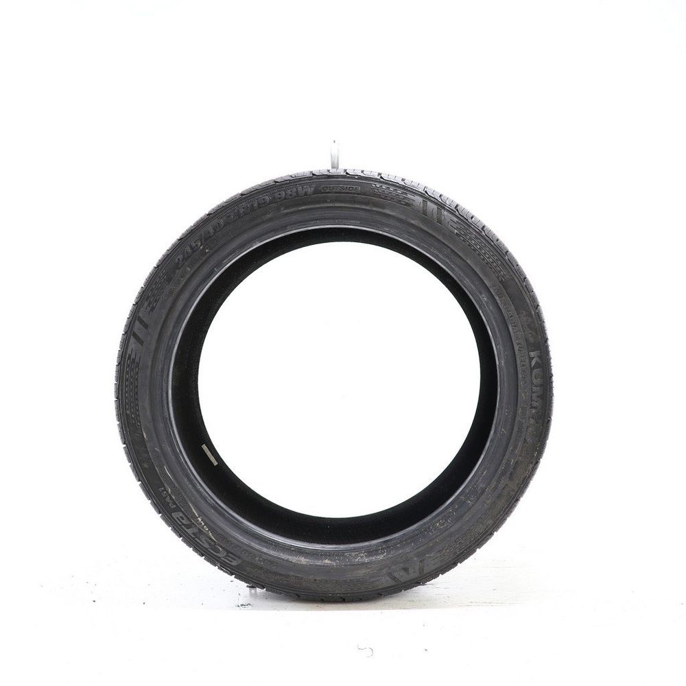 Set of (2) Used 245/40ZR19 Kumho Ecsta PA51 98W - 8-9/32 - Image 3