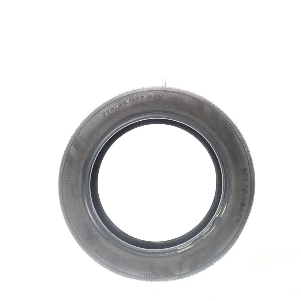 Set of (2) Used 215/55R17 Kumho Solus TA31 EV 94V - 6.5-8/32 - Image 3