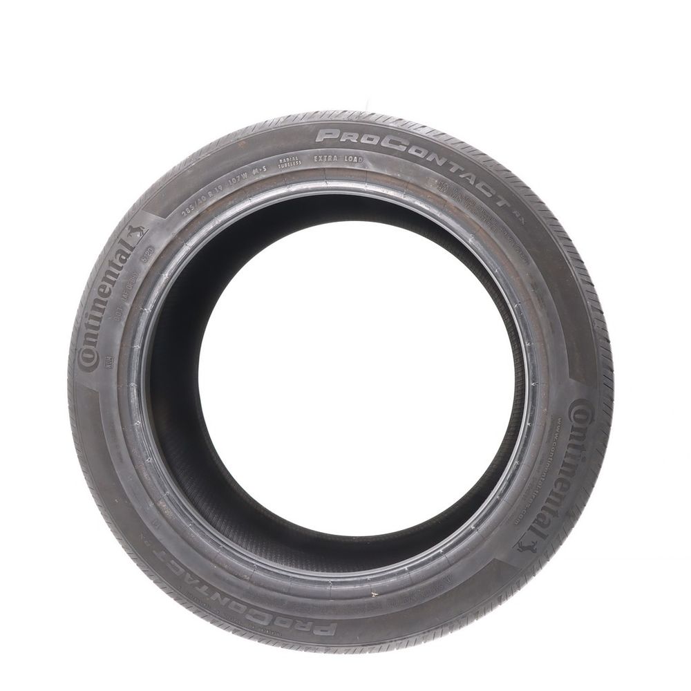 Set of (4) Used 285/40R19 Continental ProContact RX ContiSilent T1 107W - 7-8/32 - Image 6