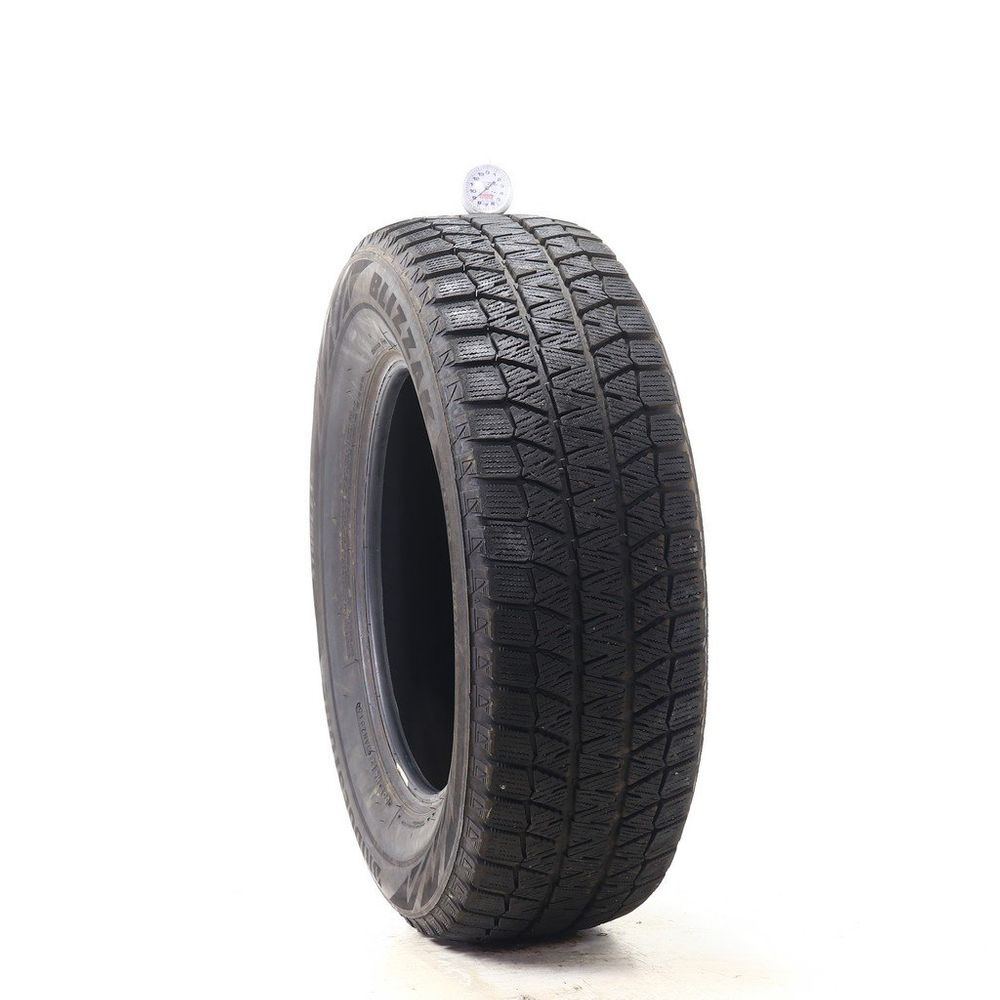 Set of (2) Used 225/65R16 Bridgestone Blizzak WS80 100T - 8.5-9/32 - Image 1