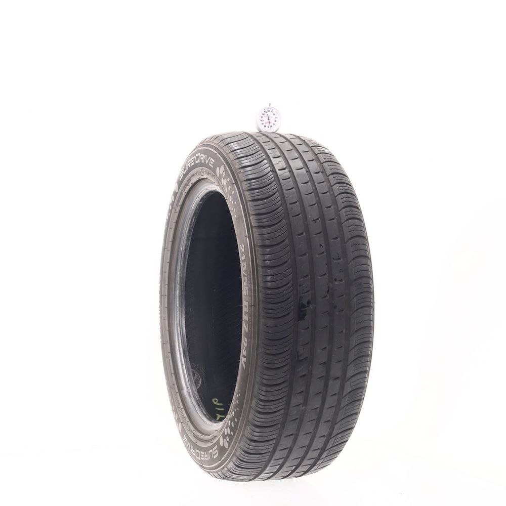 Set of (2) Used 215/55R17 SureDrive Touring A/S TA71 94V - 6-7.5/32 - Image 1