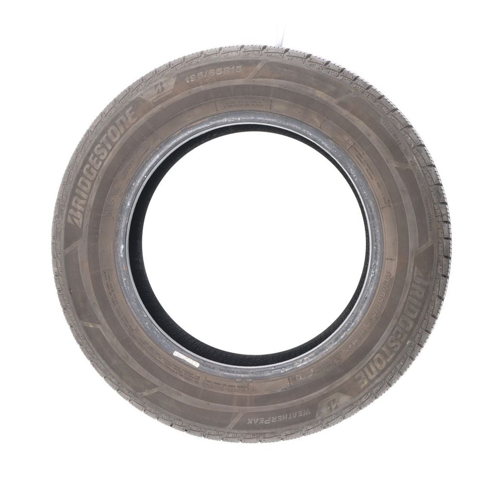 Set of (4) Used 195/65R15 Bridgestone WeatherPeak 91H - 9-9.5/32 - Image 3