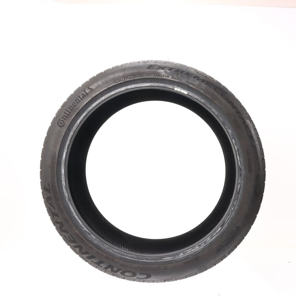 Set of (2) Used 295/35ZR21 Continental ExtremeContact DWS06 Plus 107Y - 7.5-8/32 - Image 3
