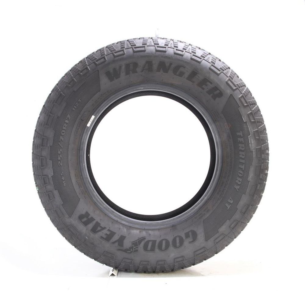 Set of (4) Used 255/70R17 Goodyear Wrangler Territory AT 112T - 9.5-10/32 - Image 3