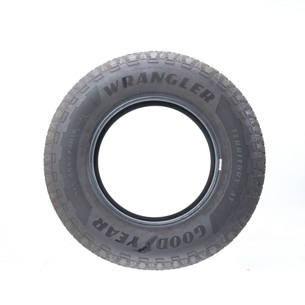 Set of (4) Used 255/70R17 Goodyear Wrangler Territory AT 112T - 9.5-10/32 - Image 6