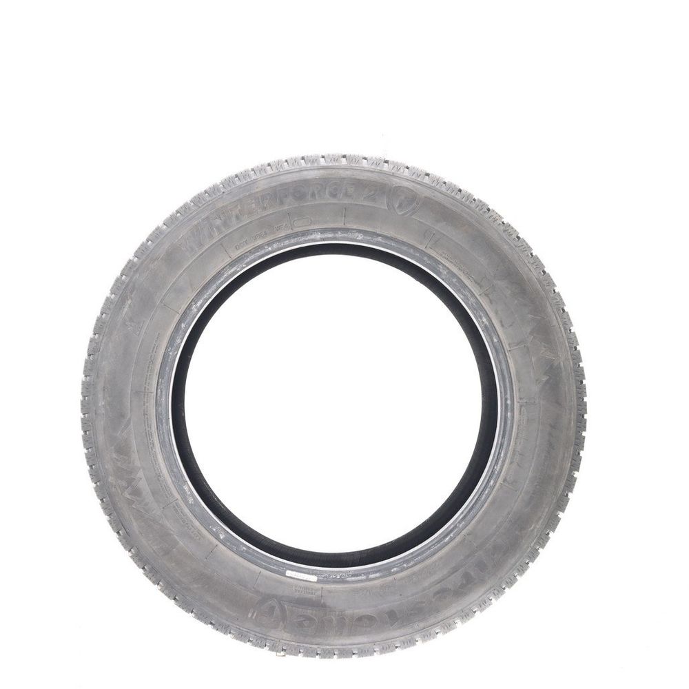 Used 225/60R18 Firestone Winterforce 2 Studded 100S - 9.5/32 - Image 3