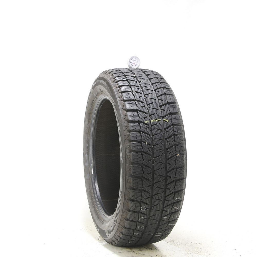 Set of (2) Used 225/55R18 Bridgestone Blizzak WS80 98H - 10.5-11/32 - Image 1