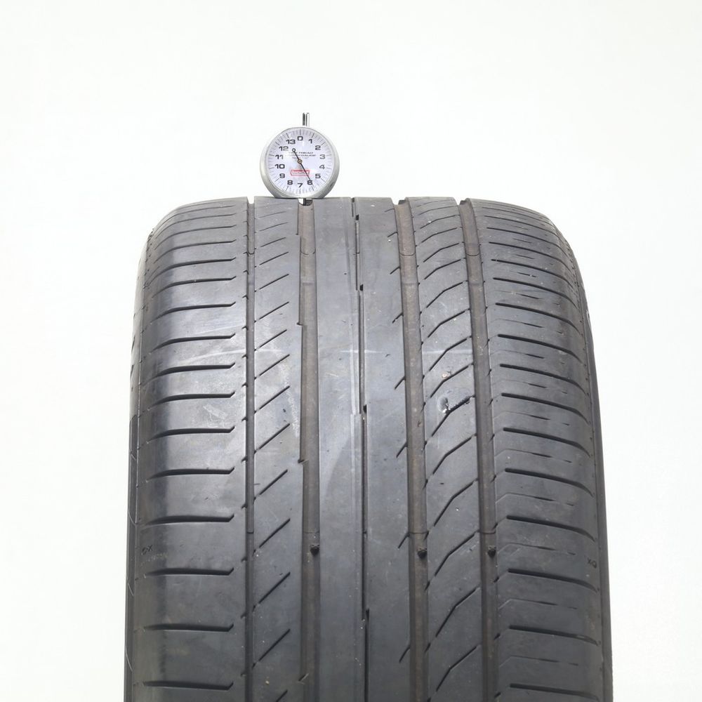 Set of (2) Used 285/40R22 Continental ContiSportContact 5 ContiSeal 110Y - 6-7/32 - Image 2