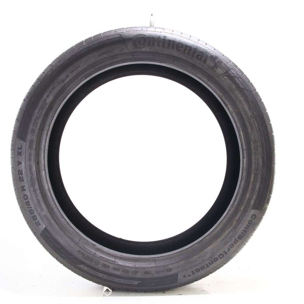 Set of (2) Used 285/40R22 Continental ContiSportContact 5 ContiSeal 110Y - 6-7/32 - Image 3