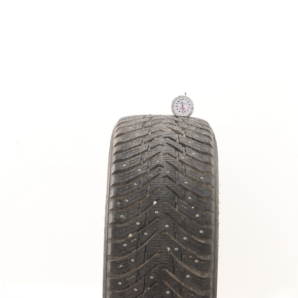 Used 225/60R17 Nokian Hakkapeliitta 8 SUV Studded 103T - 6.5/32 - Image 2