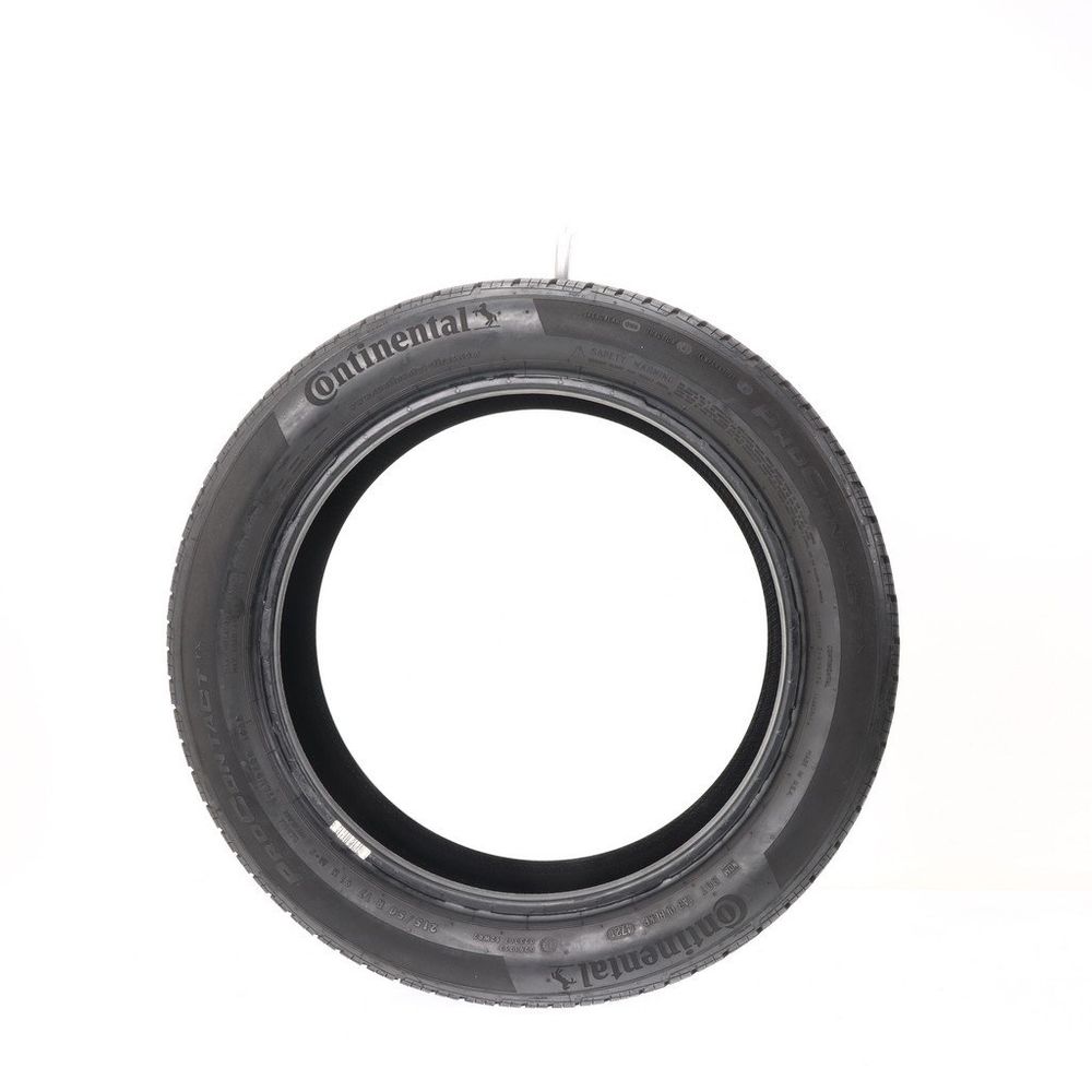Set of (4) Used 215/50R17 Continental ProContact TX 91H - 6.5-7.5/32 - Image 3