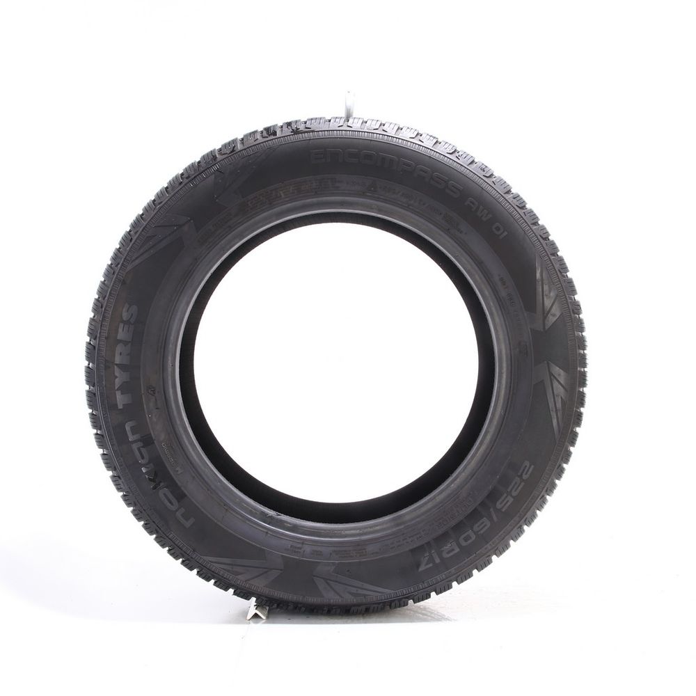Set of (2) Used 225/60R17 Nokian Encompass AW01 99H - 10/32 - Image 3