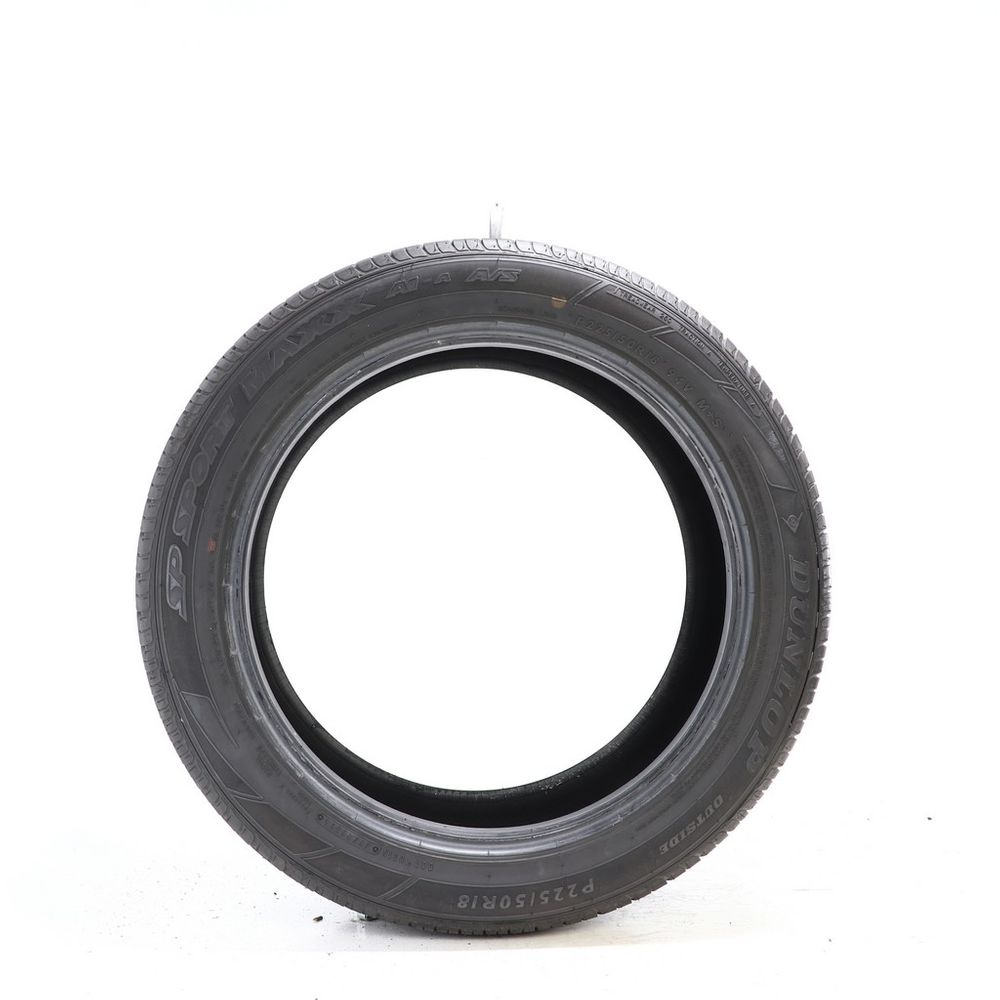 Set of (2) Used 225/50R18 Dunlop SP Sport Maxx A1-A A/S 94V - 8/32 - Image 3