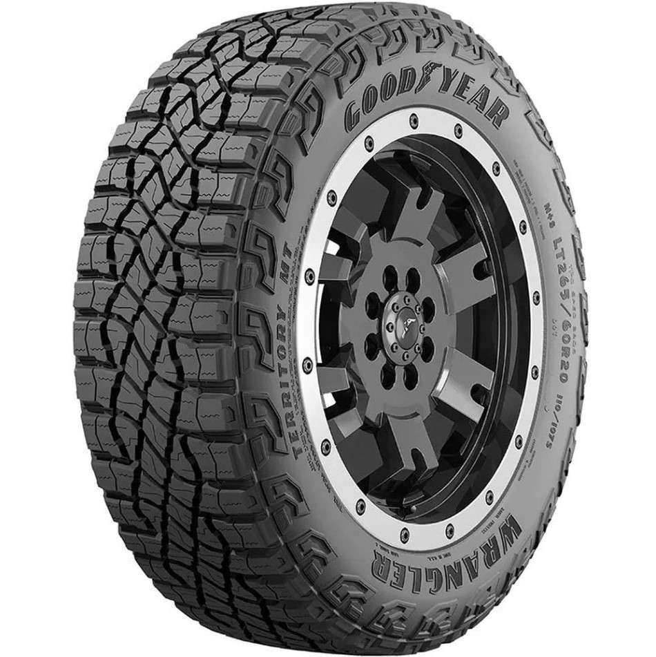 Set of (2) New LT 315/70R17 Goodyear Wrangler Territory MT 113/110S - Image 1