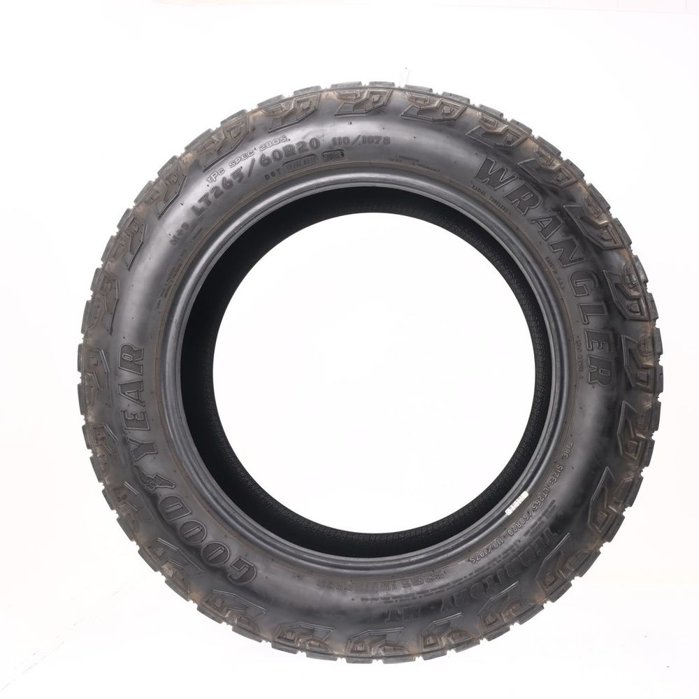 Used LT 265/60R20 Goodyear Wrangler Territory MT 110/107S E - 8.5/32 - Image 3