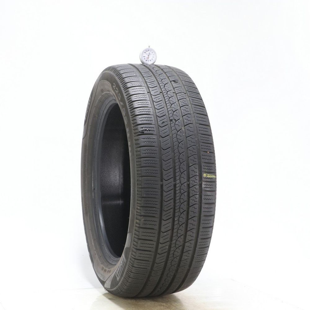 Set of (2) Used 225/55R18 Pirelli P7 AS Plus 3 98H - 7.5-9/32 - Image 1