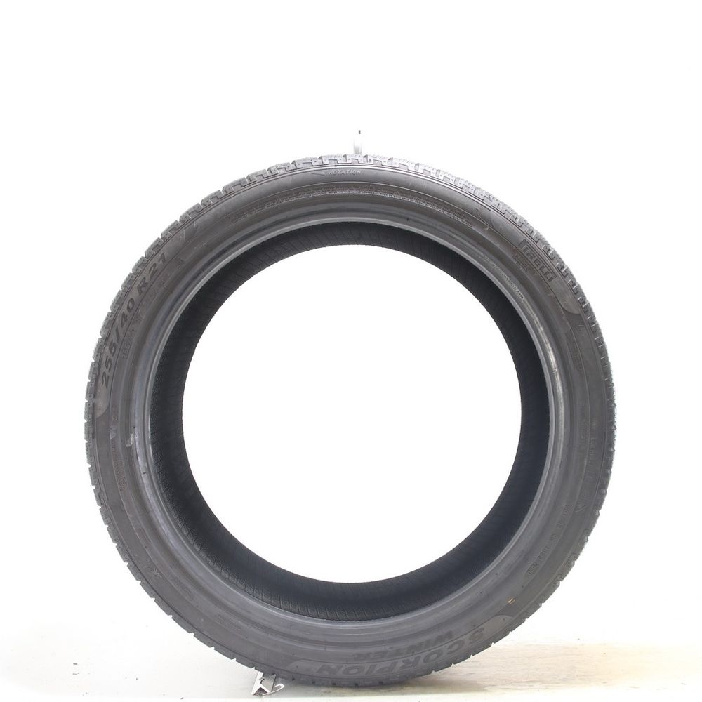 Set of (4) Used 255/40R21 Pirelli Scorpion Winter 102V - 4.5/32 - Image 3