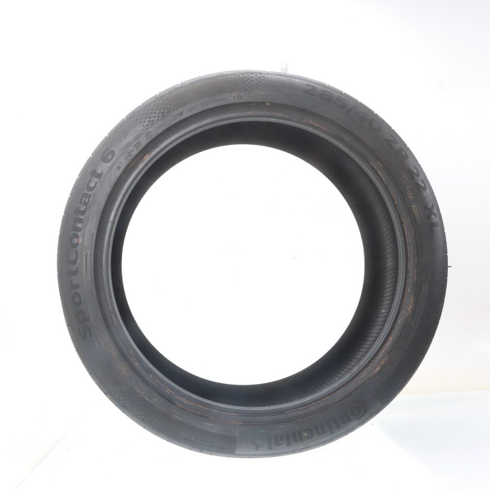 Used 285/40ZR22 Continental SportContact 6 MO1 110Y - 9/32 - Image 3