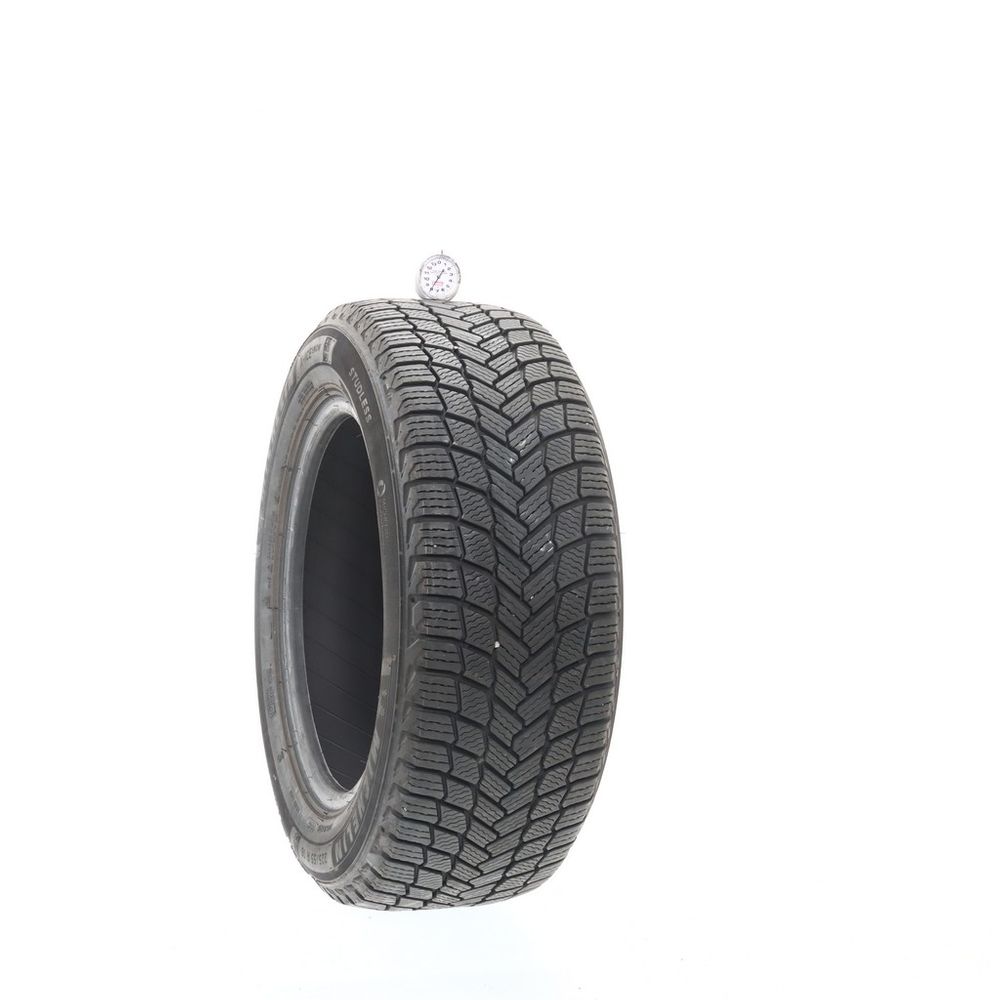 Set of (2) Used 225/55R16 Michelin X-Ice Snow 99H - 7.5-8/32 - Image 4
