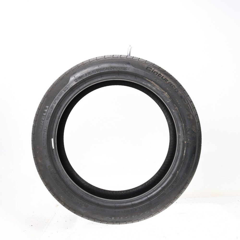 Set of (2) Used 245/45R19 Pirelli Cinturato P7 Run Flat 102V - 7-8/32 - Image 3
