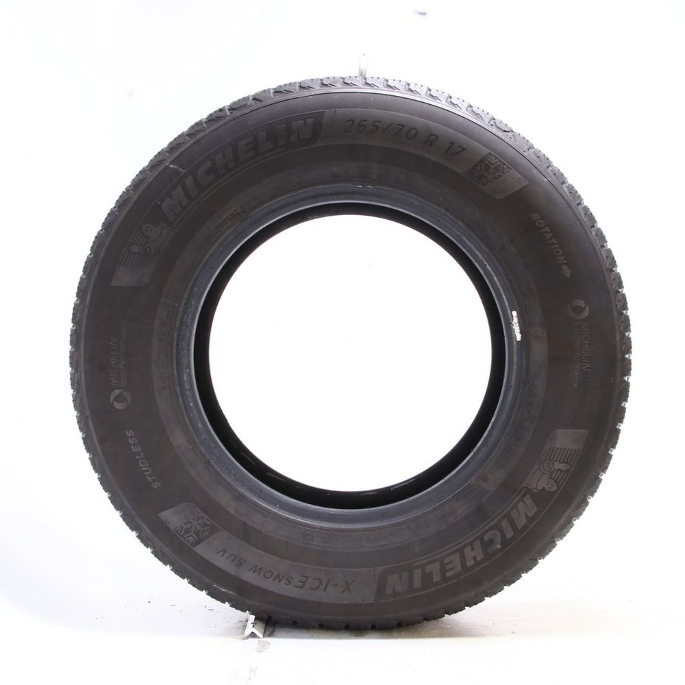 Set of (2) Used 265/70R17 Michelin X-Ice Snow SUV 115T - 8.5/32 - Image 3