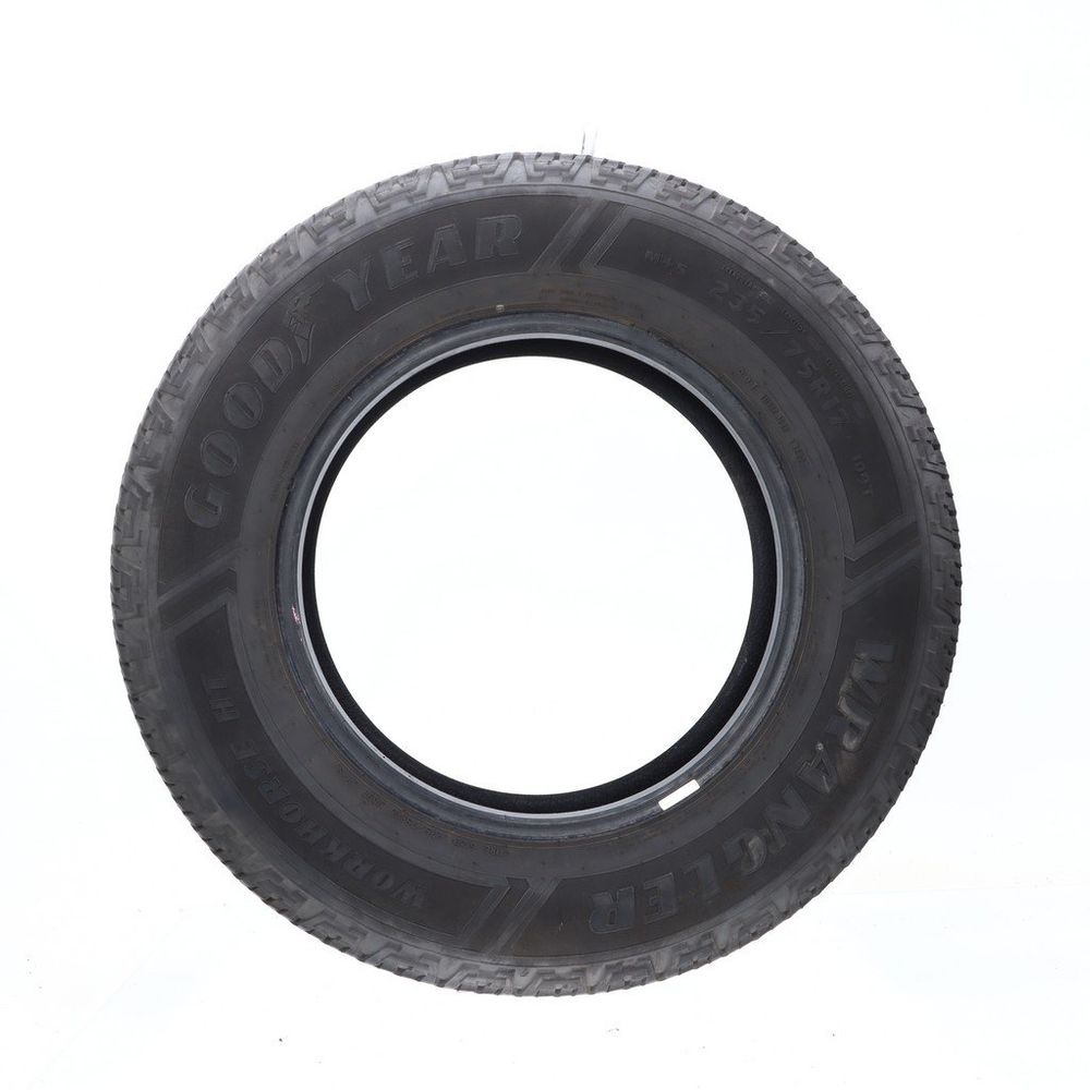 Set of (2) Used 235/75R17 Goodyear Wrangler Workhorse HT 109T - 10/32 - Image 3