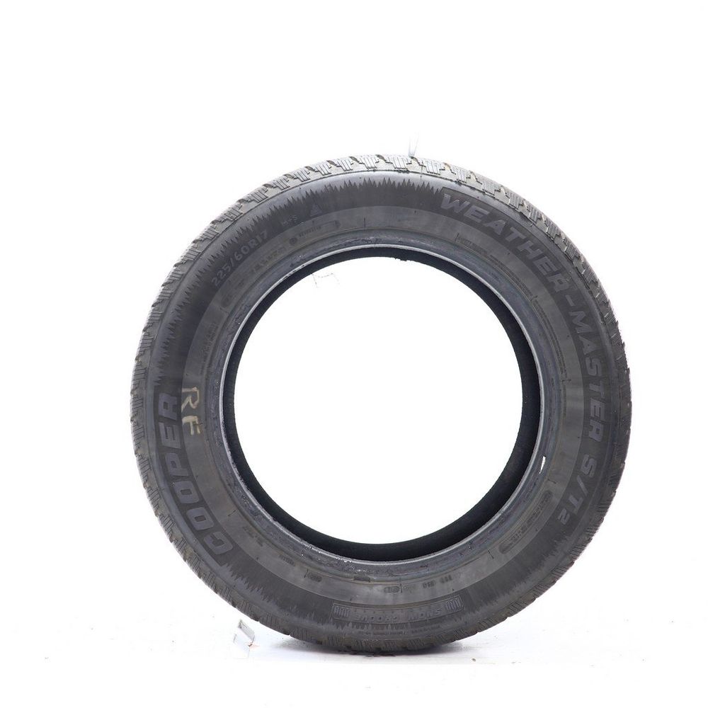 Set of (2) Used 225/60R17 Cooper Weather-Master S/T2 Studded 99T - 9.5-10/32 - Image 3