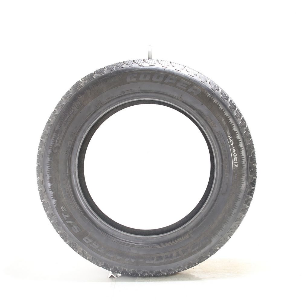 Set of (2) Used 225/60R17 Cooper Weather-Master S/T2 Studded 99T - 9.5-10/32 - Image 6