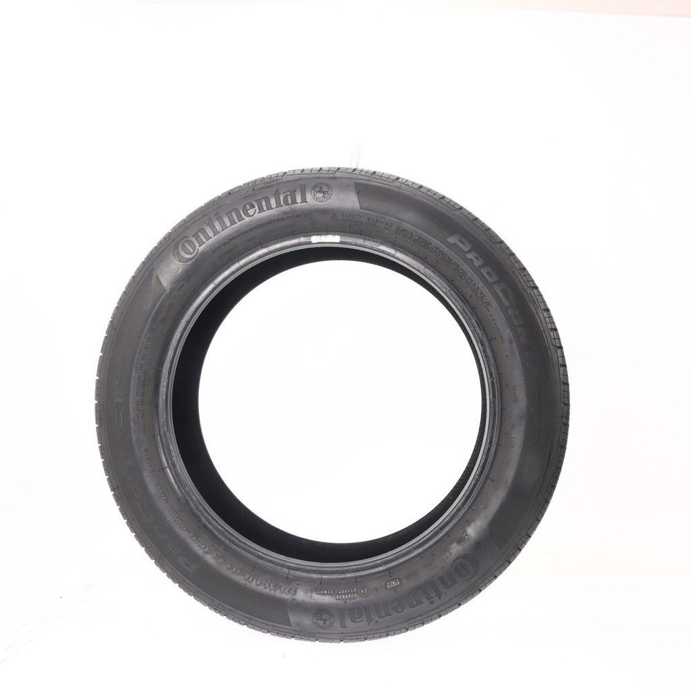 Set of (2) Used 225/55R18 Continental ProContact TX 98H - 5-6/32 - Image 3