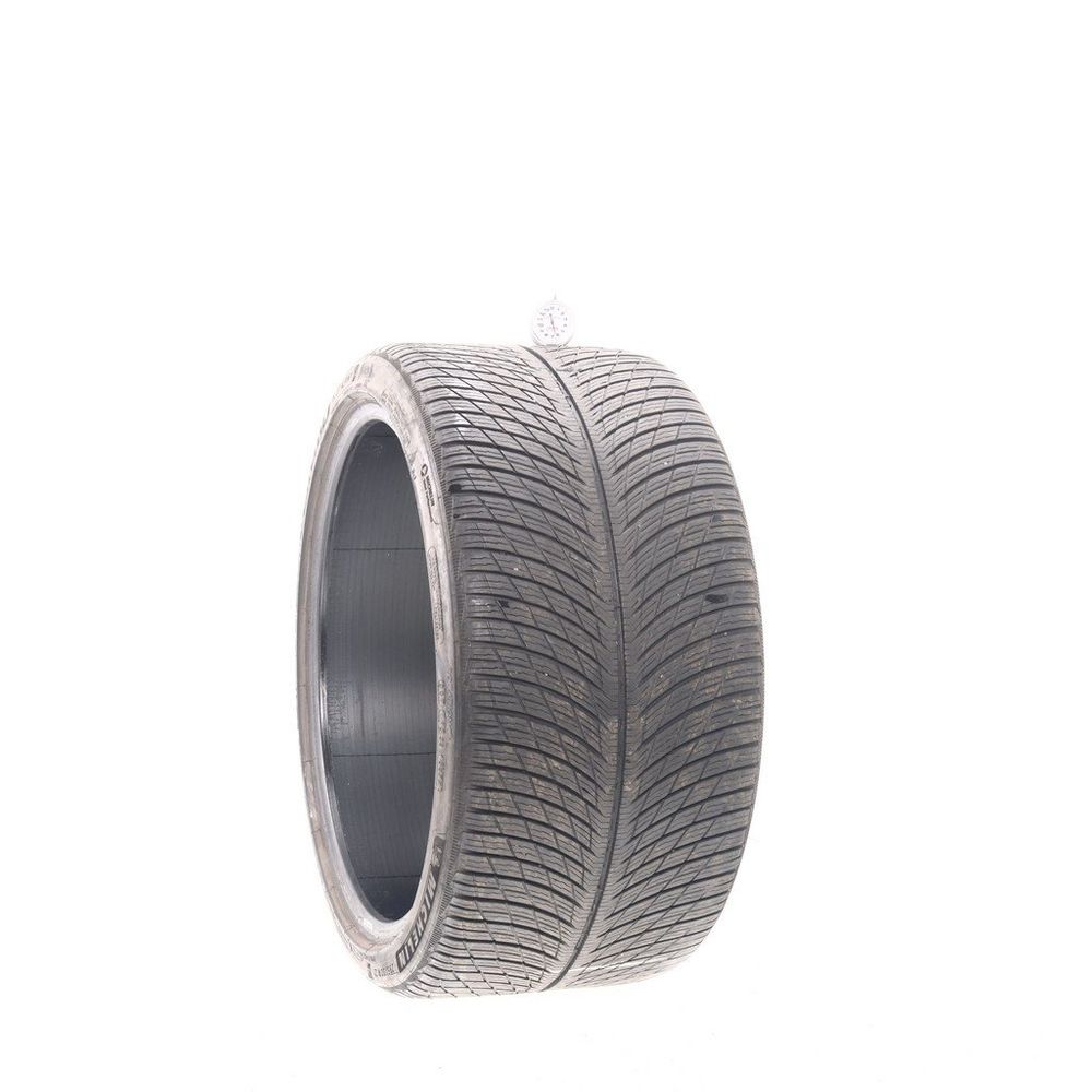 Set of (2) Used 295/30R21 Michelin Pilot Alpin 5 NAO 102V - 6.5-7/32 - Image 1