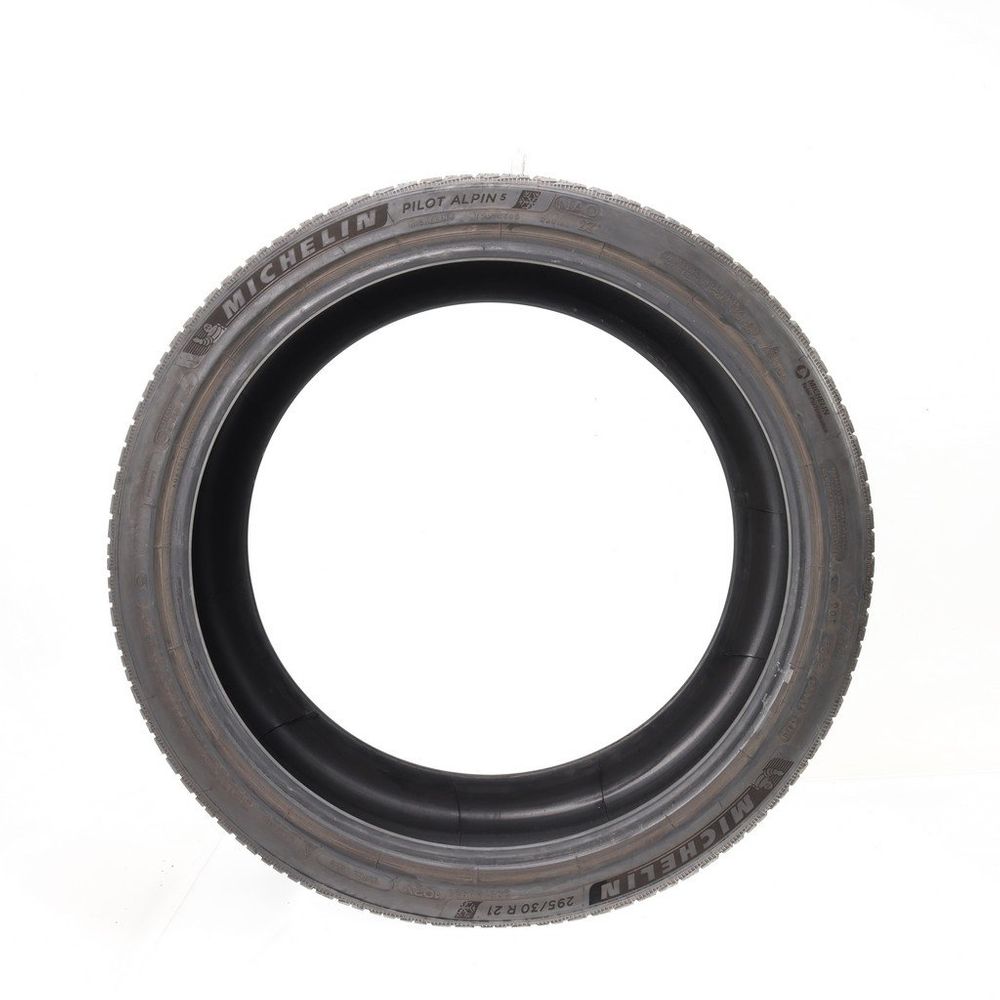 Set of (2) Used 295/30R21 Michelin Pilot Alpin 5 NAO 102V - 6.5-7/32 - Image 6