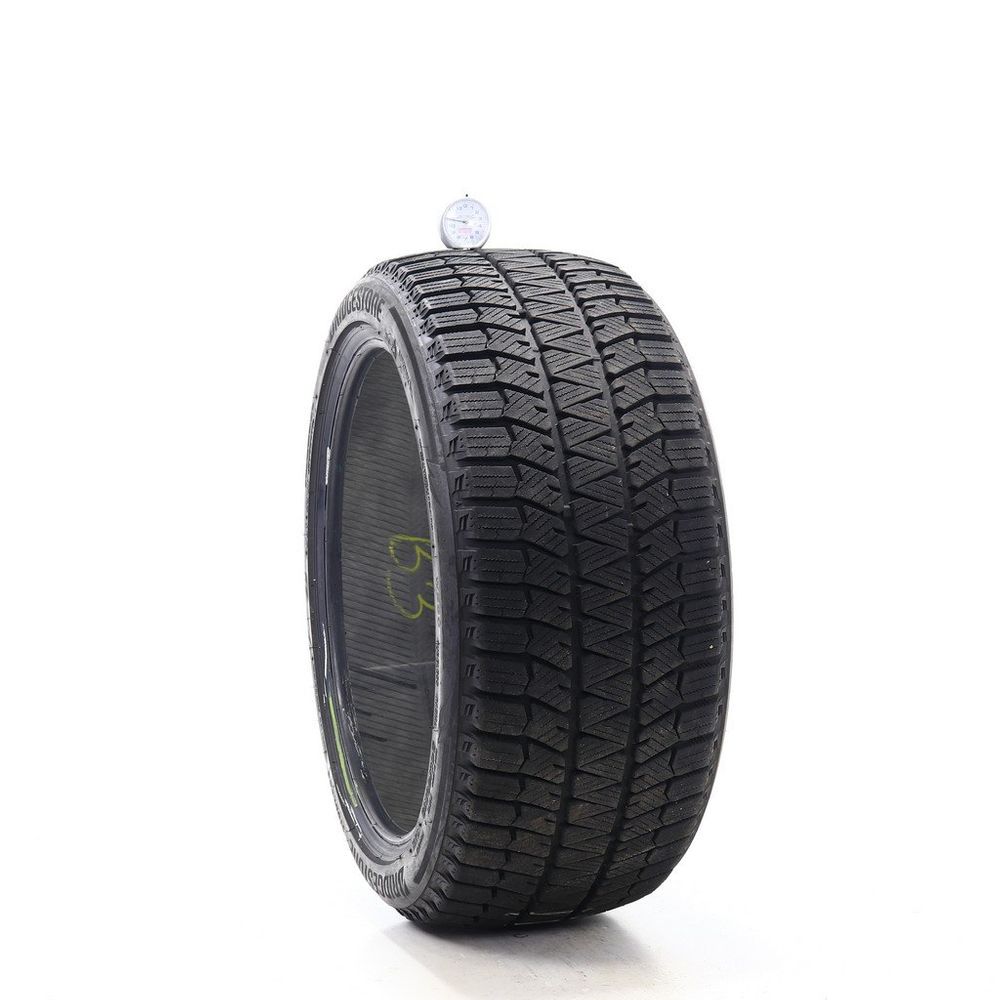Set of (2) Used 245/40R18 Bridgestone Blizzak WS90 Studless 97H - 10.5-11/32 - Image 1