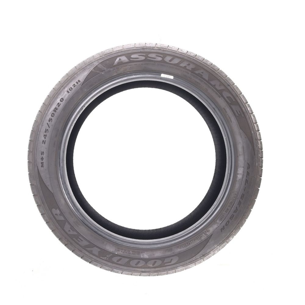 Set of (2) Used 245/50R20 Goodyear Assurance All-Season 102H - 6/32 - Image 3