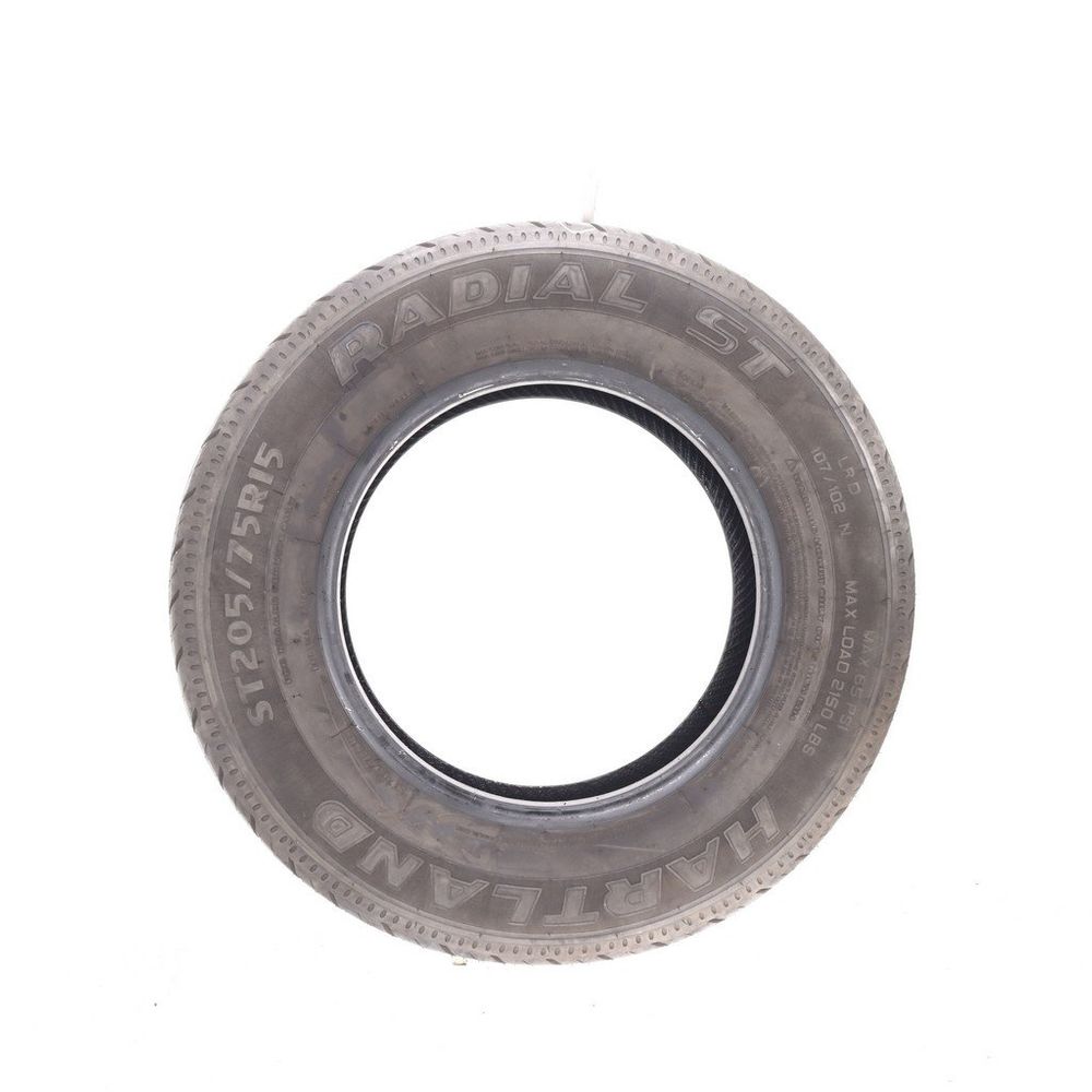 Set of (4) Used ST 205/75R15 Hartland Radial ST 107/102N D - 5.5-7/32 - Image 6