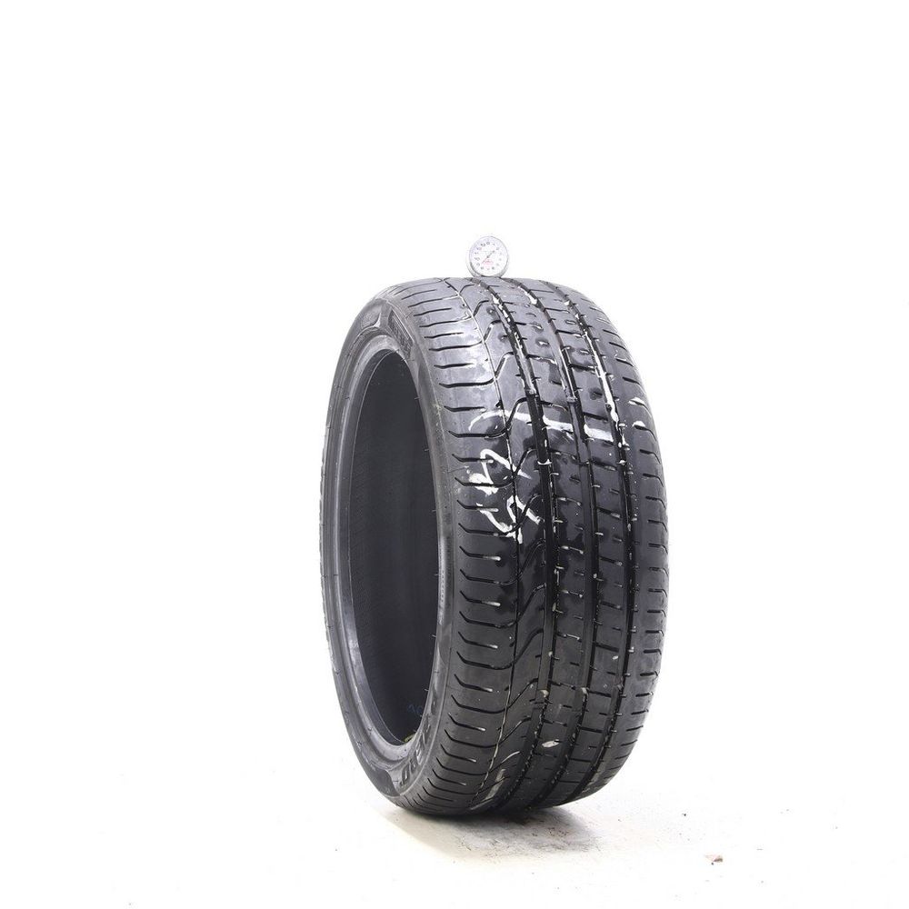 Set of (2) Used 245/35ZR18 Pirelli P Zero MO 92Y - 8.5/32 - Image 1