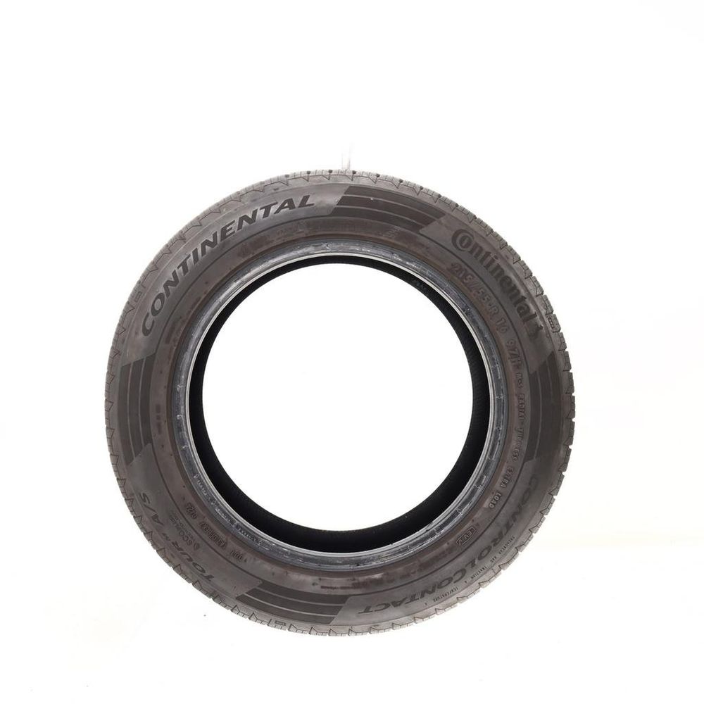 Set of (4) Used 215/55R16 Continental ControlContact Tour M A/S EV 97H - 7.5-8.5/32 - Image 3