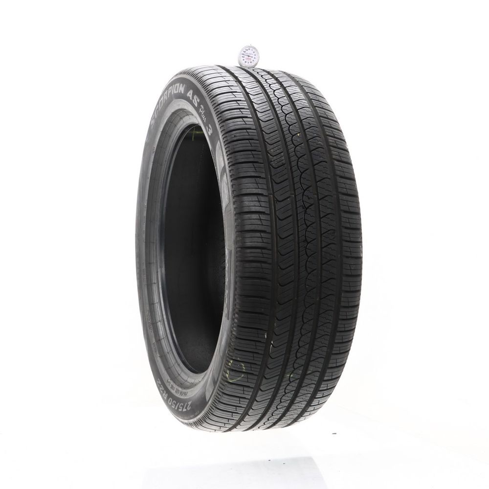 Set of (2) Used 275/50R22 Pirelli Scorpion AS Plus 3 111H - 9.5-10.5/32 - Image 4