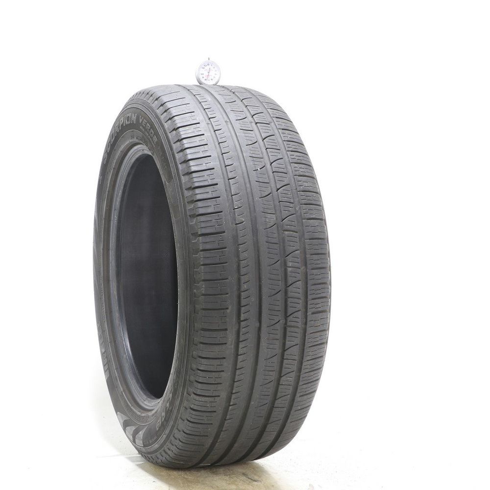 Set of (2) Used 255/55R19 Pirelli Scorpion Verde Run Flat AOE 111H - 7.5-8/32 - Image 1