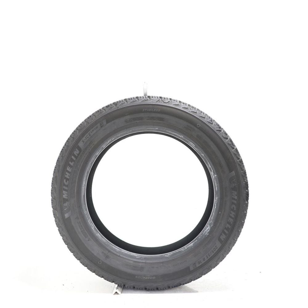 Set of (2) Used 205/55R16 Michelin X-Ice Snow 94H - 8.5-9.5/32 - Image 3