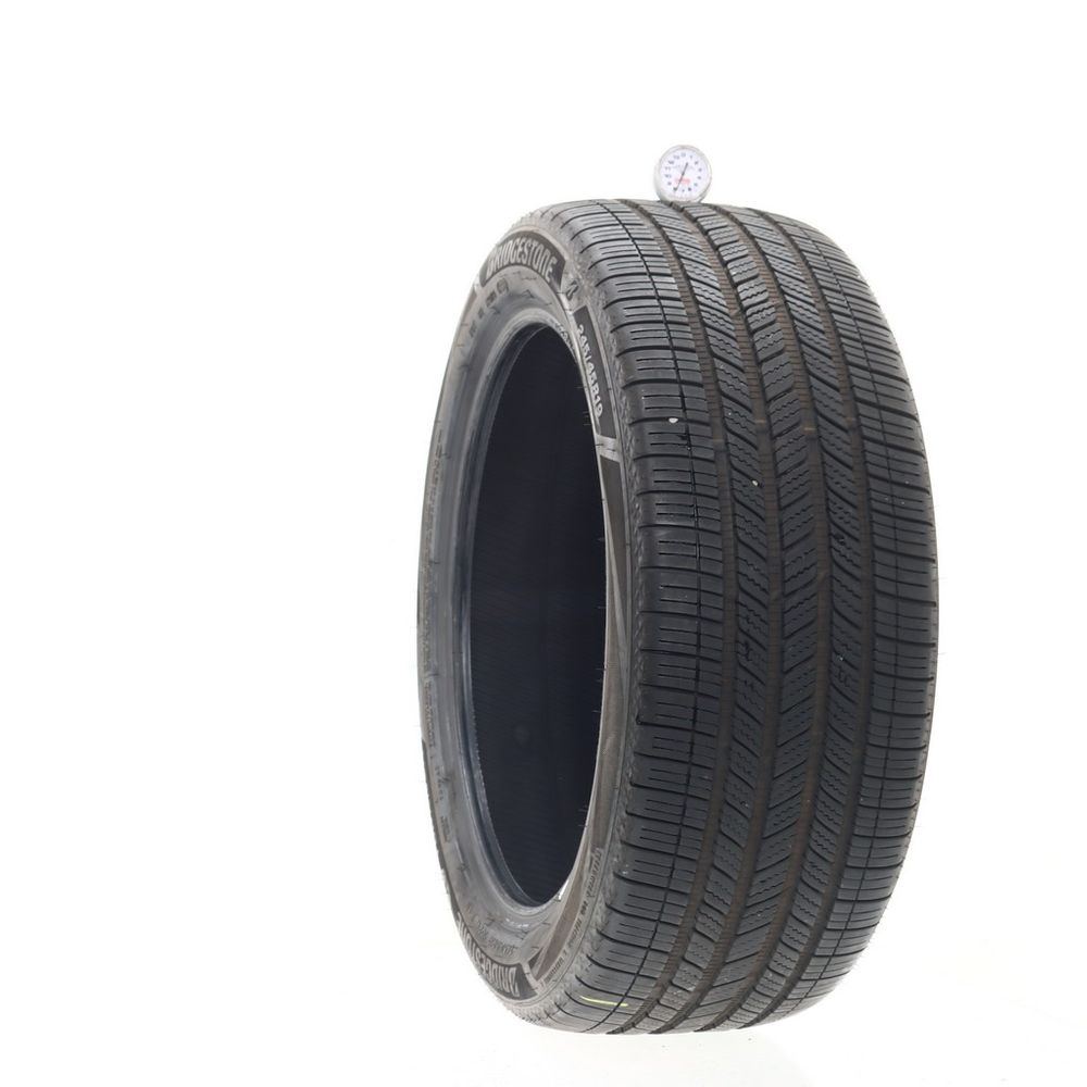 Set of (2) Used 245/45R19 Bridgestone Turanza EV ENLITEN 102W - 7.5-8/32 - Image 1