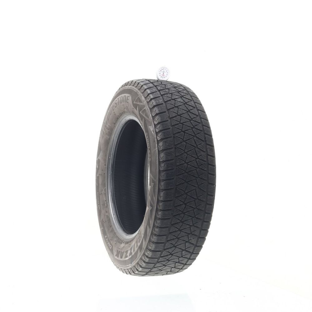 Set of (2) Used 215/70R16 Bridgestone Blizzak DM-V2 100S - 7-8.5/32 - Image 1