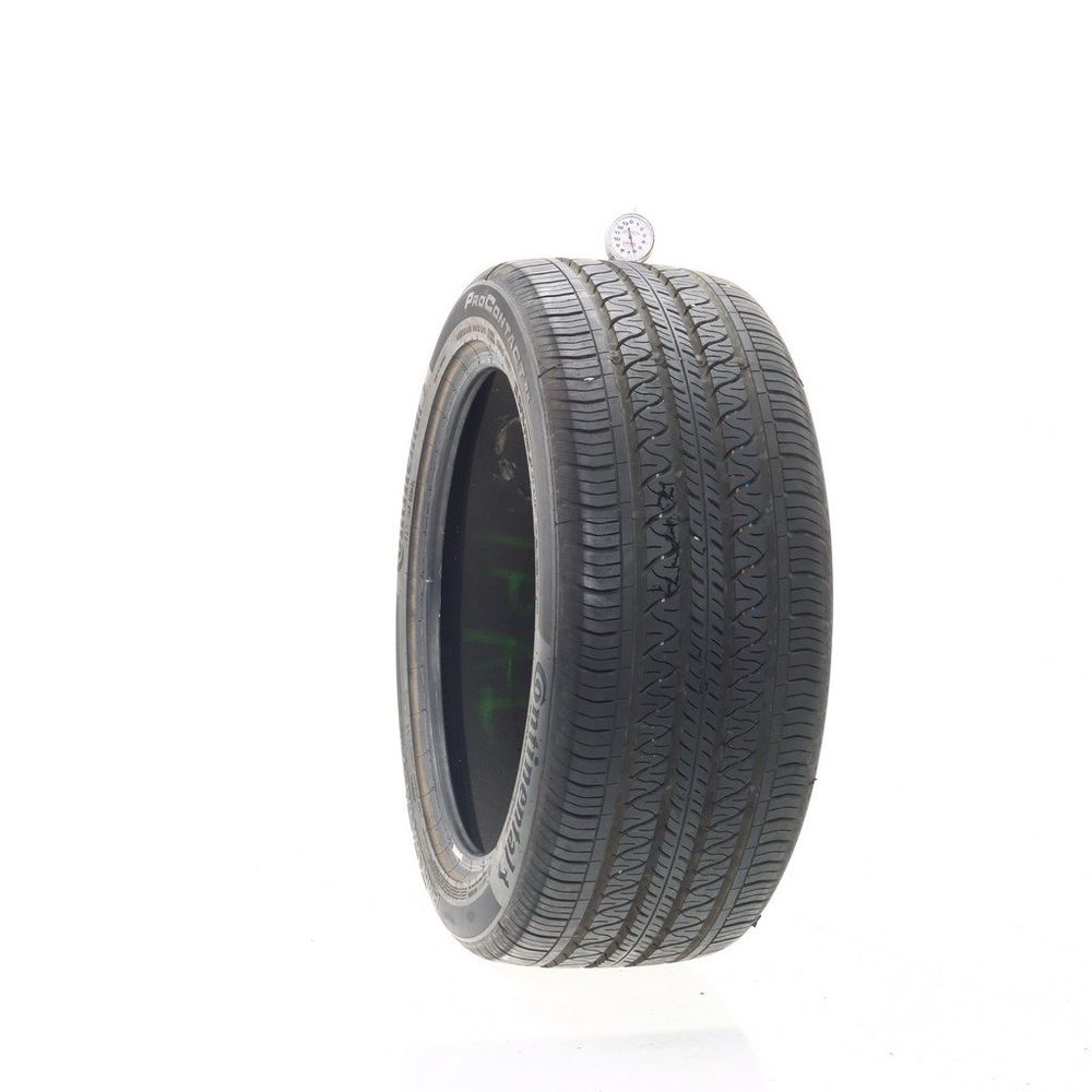 Set of (2) Used 255/45R19 Continental ProContact RX ContiSilent T3 104W - 6-6.5/32 - Image 1