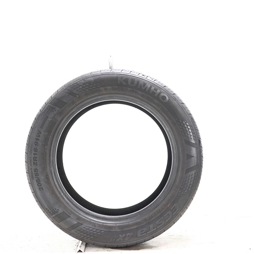 Set of (2) Used 205/55ZR16 Kumho Ecsta 4X II 91W - 7.5-8.5/32 - Image 3