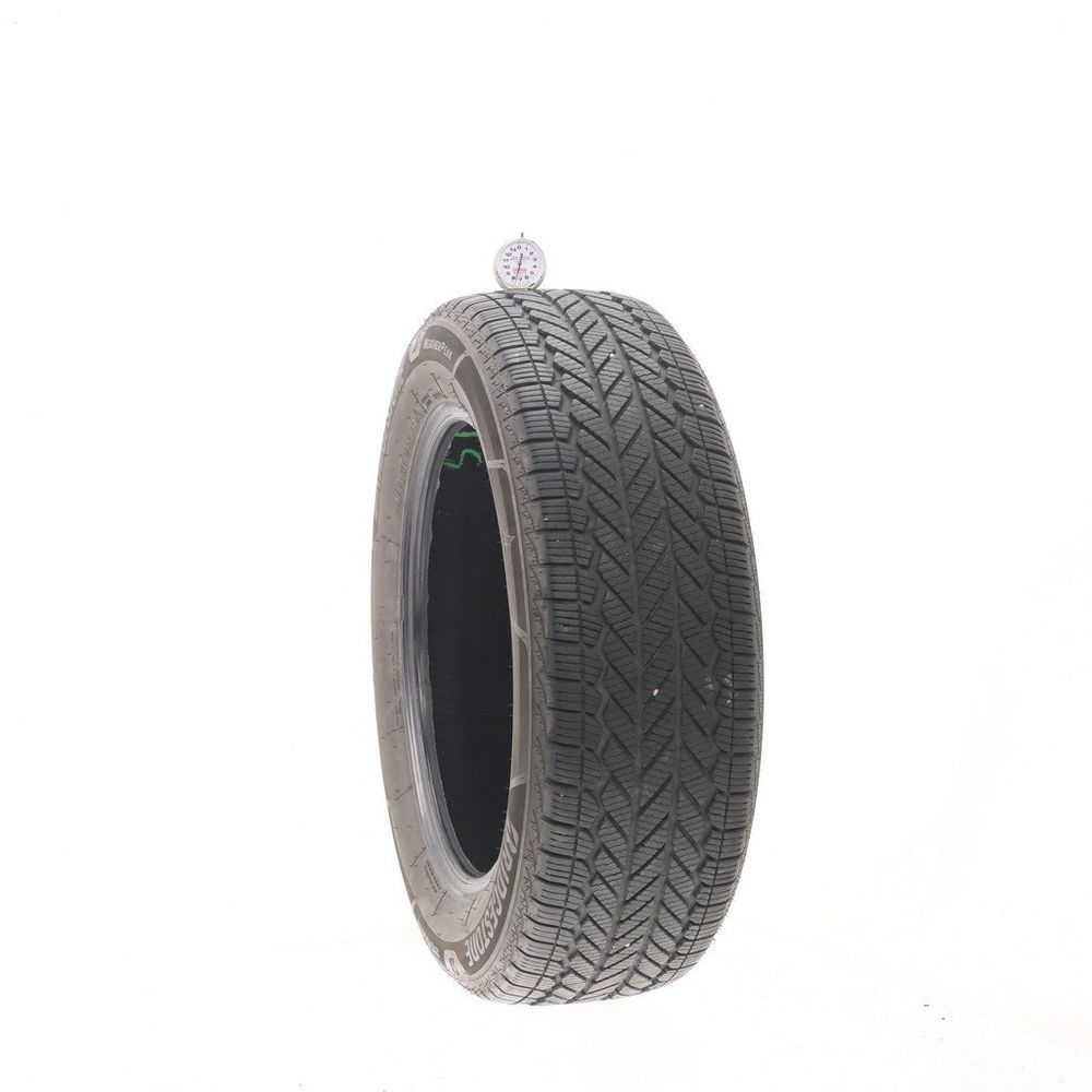 Set of (2) Used 215/60R17 Bridgestone WeatherPeak 96H - 7.5-8.5/32 - Image 1